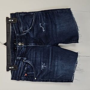 Hudson Collin Midrise Denim Shorts